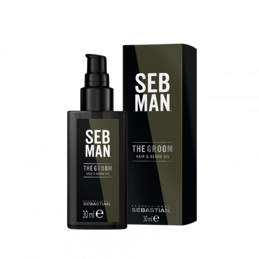 Ulei pentru par si barba Seb Man The GROOM 30ml
