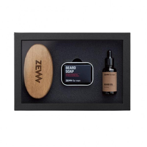 ZEW for Men The simple Lumberjack Nourshing Beard Care Set
