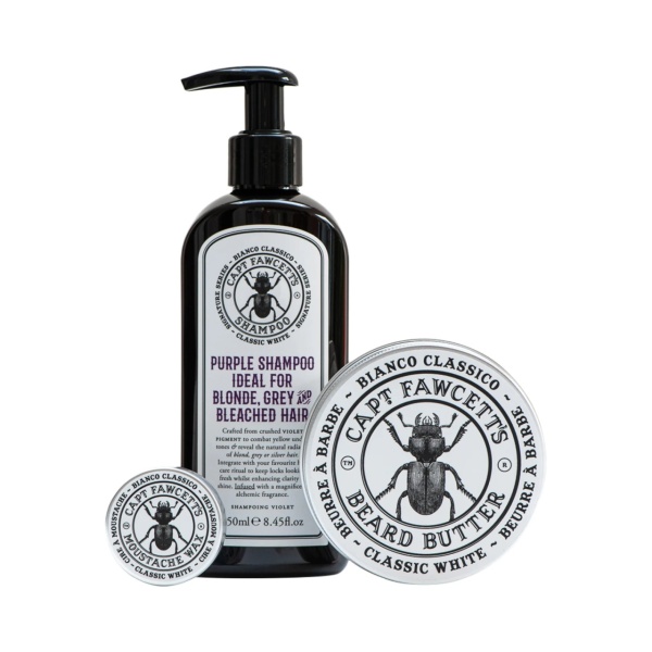 Sampon pentru par grizonat Captain Fawcett Bianco Classico Purple