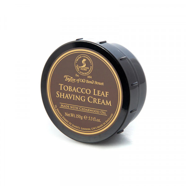 Crema de ras Taylor of Old Bond Street Tobacco Leaf Shaving Cream Bowl 150g
