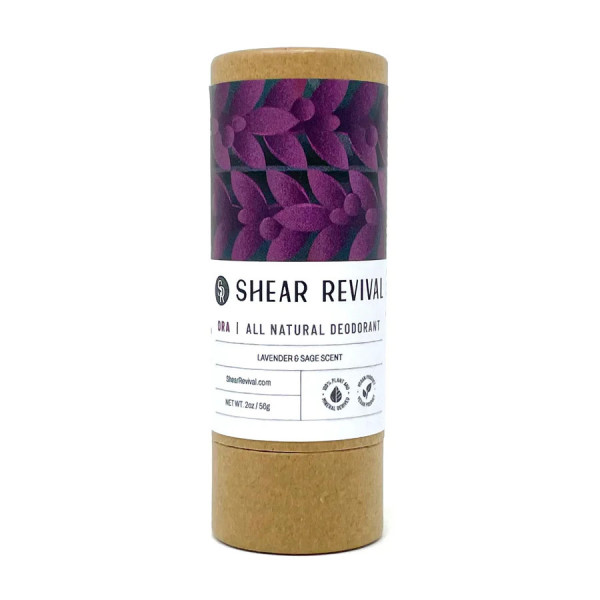 Deodorant Shear Revival Ora All Natural Deodorant Lavender & Sage 56g