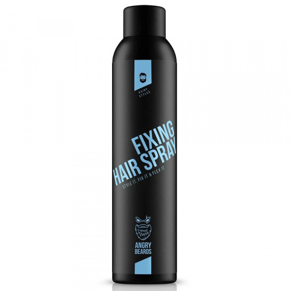 Fixativ par si barba Angry Beards Fixing Spray Hairy Styles 300ml
