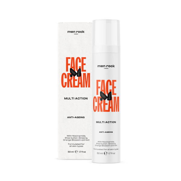 Men Rock Face Cream Multi-Action Anti Ageing 50ml