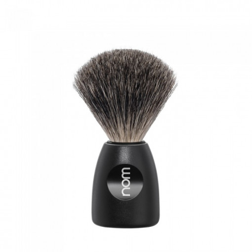 Nom Lasse 81 Black Shaving Brush with Badger Bristles