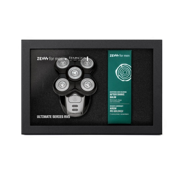 Zew for men Smooth Style Kit x Remington RX5 Ultimate Series Head Shaver