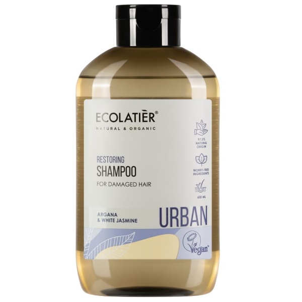 Sampon reparator pentru par deteriorat Ecolatier Urban Shampoo Restoring for Damaged Hair 600ml