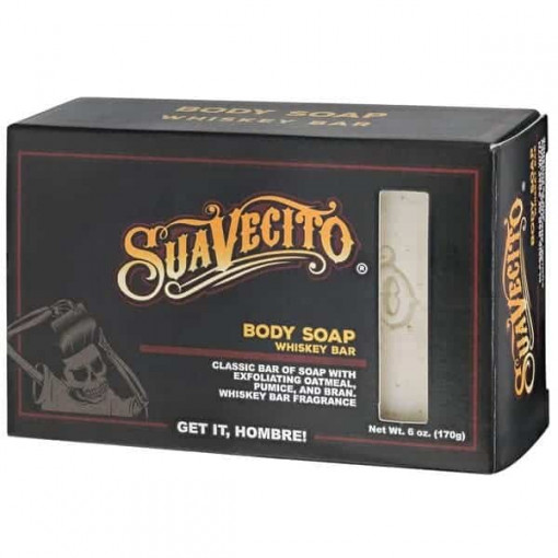 Sapun Suavecito Body Soap Whiskey Bar 170g