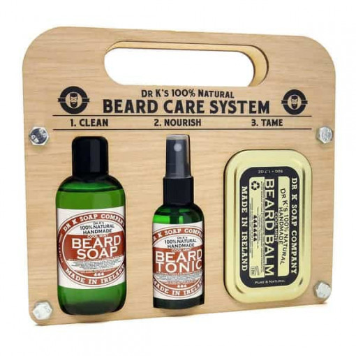 Set ingrijire barba Dr. K Cool Mint Beard Care System