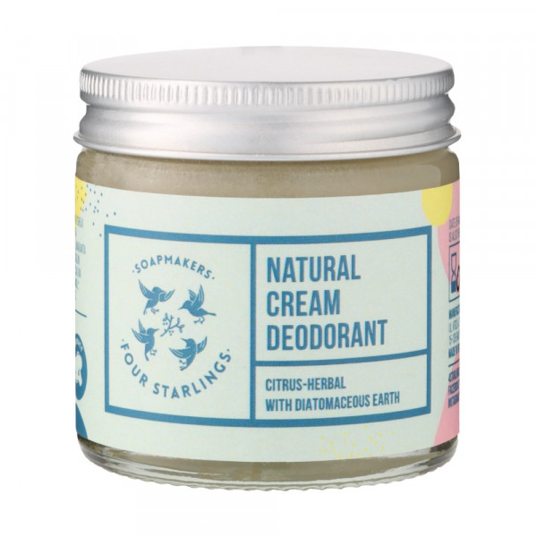 Deodorant crema Four Starlings Natural cream deodorant - Citrus - Herbal 60ml