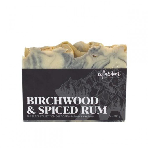 Sapun de corp Cellar Door Bath Supply Co. Birchwood & Spiced Rum Bar Soap 142g