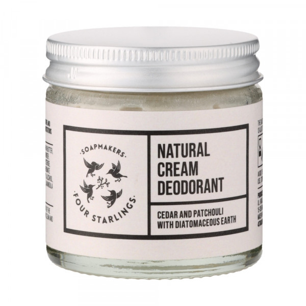 Deodorant crema Four Starlings Natural cream deodorant - Cedar and Patchouli 60ml