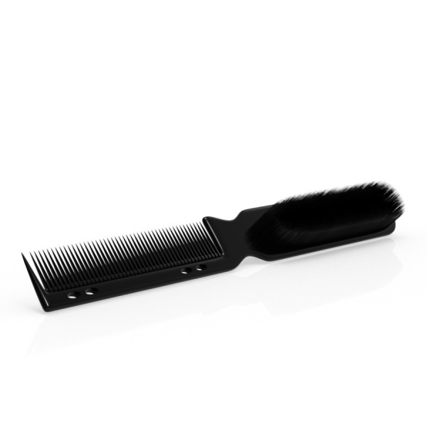 Man 42 Fade Brush and Comb - Black