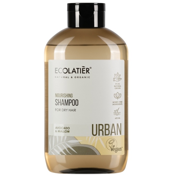 Sampon nutritiv pentru par uscat Ecolatier Urban Shampoo Nourishing for Dry Hair 600ml
