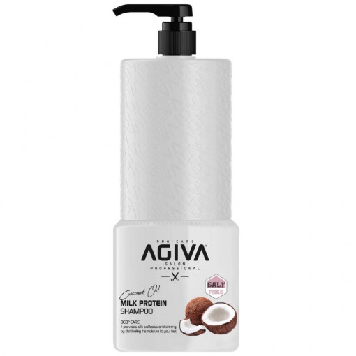 Sampon pentru par Agiva Hair Care Milk Protein Shampoo 800ml