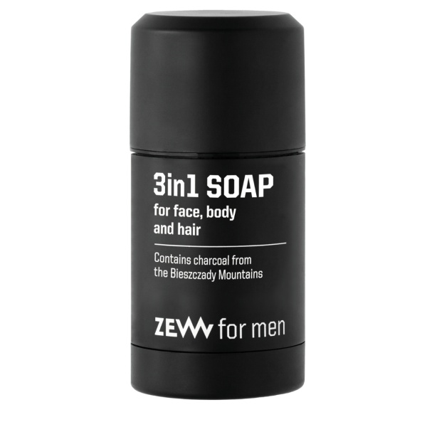 Sapun natural 3 in 1 pentru fata, corp, par ZEW for men 85g