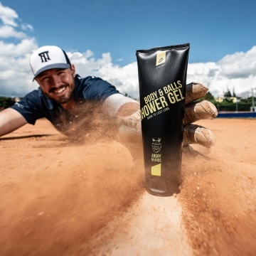 Gel de dus Angry Beards Body & Balls Shower Gel Ryan Run 230ml