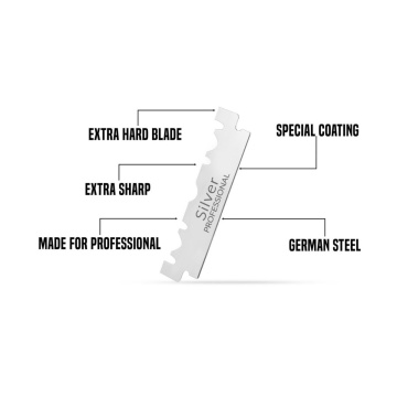 Lame de ras My Blades Silver Single Edge Razor Blades 100 buc