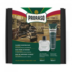 Set de barbierit Proraso Refreshing Duo Pack