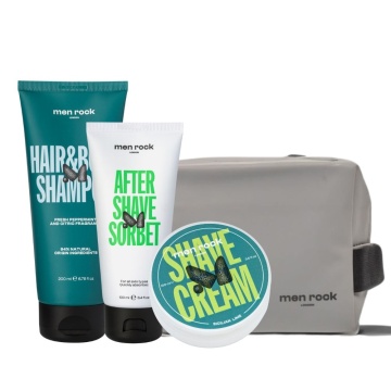 Set cadou barbati Men Rock Routine Goals Kit