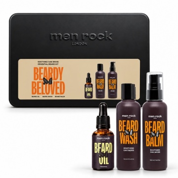 Set cadou ingrijire barba Men Rock Beardy Beloved Oak Moss