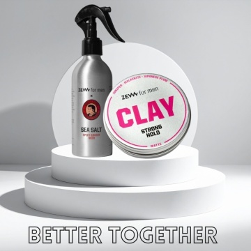 Zew for men Sea Salt Spray  with Hair Clay