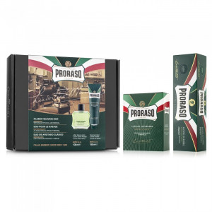 Borotválkozókészlet Proraso Frissítő Eukaliptusz és Mentol Duo csomag