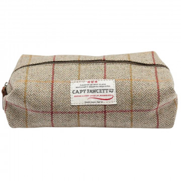 Geanta pentru cosmetice Captain Fawcett Tweed Wash Bag