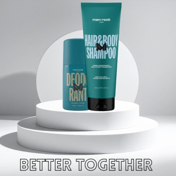 Gel de dus si sampon 2 in 1 cu deodorant Men Rock