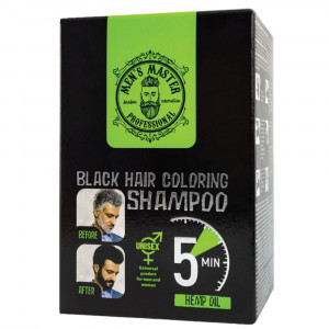 Vopsea pentru barba si par Men's Master Professional 10 x 25ml - Negru