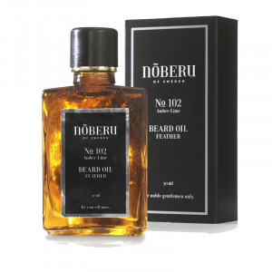 Noberu of Sweden Feather Amber Lime Beard Oil 30ml