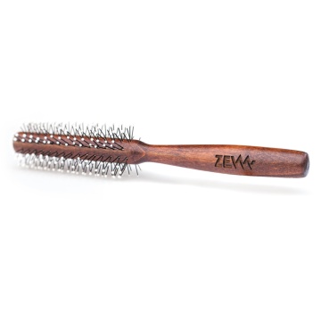 Perie din lemn quiff roller ZEW for men