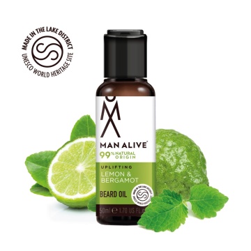 Ulei de barba Man Alive Lemon & Bergamot 50ml