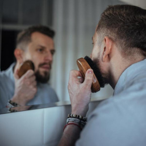 Perie de barba cu perna pneumatica ZEW 