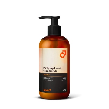 Beviro Purifying Hand Soap Scrub Zesty Vetiver folyékony kézmosó szappan 500 ml