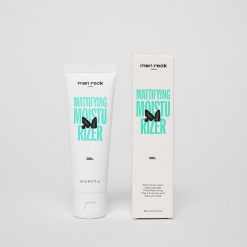Gel ingrijire fata Men Rock Mattifying Moisturizer Gel 50ml