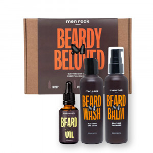 Men Rock Essential Beard Care Kit - Oak Moss