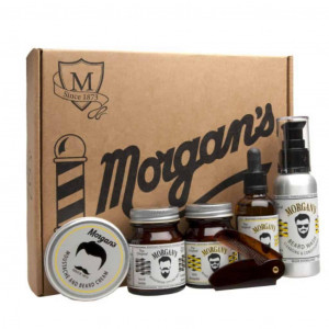 Set cadou ingrijire barba Morgan's Gentleman’s Moustache & Beard Grooming Gift Set