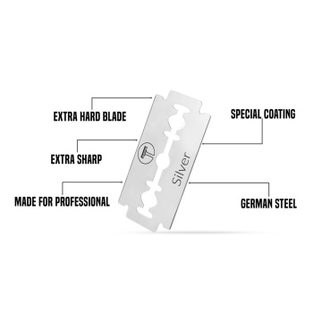 My Blades Silver Double Edge Razor Blades Borotvapengék 10 penge/készlet - Img 2