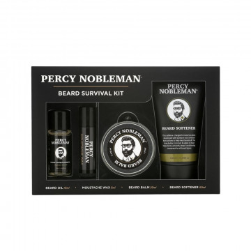 Set îngrijire barbă Percy Nobleman Survival Kit