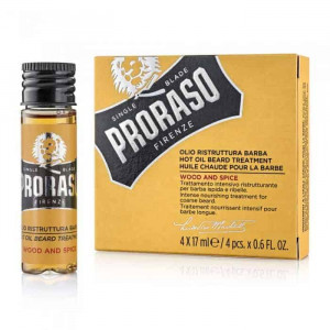 Ulei tratament barba Proraso Wood & Spice 4x17ml