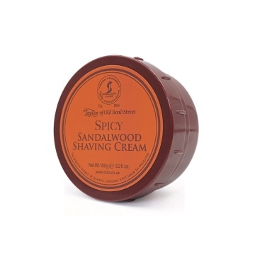 Crema de ras Taylor of Old Bond Street Spicy Sandalwood Shaving Cream Bowl 150g