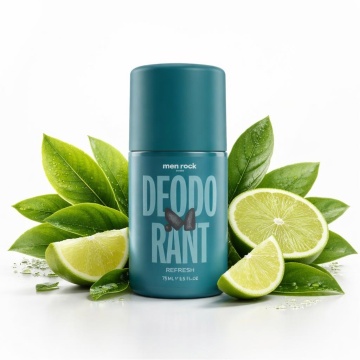 Antiperspirant Roll-On Deodorant Men Rock Green Tea & Lime 75ml