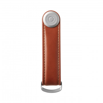 Organizator chei din piele Orbitkey 2.0 Leather Cognac & Tan Stitching - Img 2