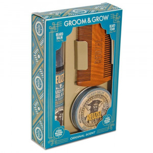 Set cadou îngrijire barbă Reuzel Groom & Grow Original Fragrance