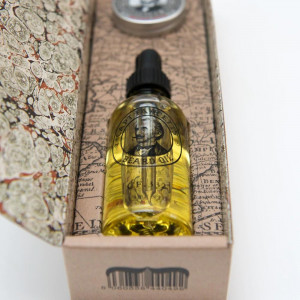 Set ingrijire barba Captain Fawcett Private Stock Oil & Wax Gift Set