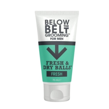 Below The Belt Fresh & Dry Ball Intimate Deodorant and Anti Chafing Cream - Fresh Scent 75ml