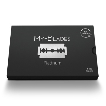 Set 10 x Lame de ras My Blades Platinum Double Edge Razor Blades 10 buc