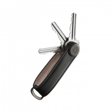 Organizator chei din piele Orbitkey 2.0 Leather Black