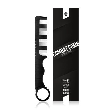 Pieptene de barba Angry Beards Carbon Combat Comb