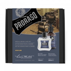 Set ingrijire barba Proraso Azur Lime Duo Pack
